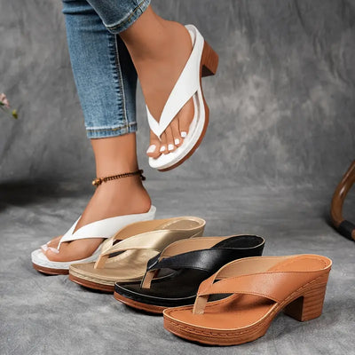 VALE™ Orthopedic Heeled Slipper Sandal
