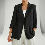 Damen-Blazer Mit Entspannter Passform - Romy – Schwarz