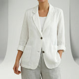 Damen-Blazer Mit Entspannter Passform - Romy – Weiß