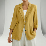 Damen-Blazer Mit Entspannter Passform - Romy – Gelb