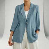 Damen-Blazer Mit Entspannter Passform - Romy – Hellblau