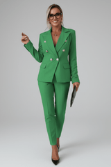 Damen Hosenanzug Set – Grün