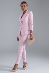 Damen Hosenanzug Set – Rosa