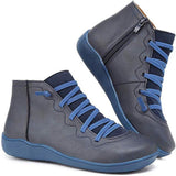 Damen Orthopädische Stiefelette | Komfort & Rutschfest – Blau