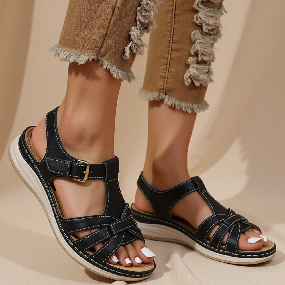 Damen Bequeme Plattform-Sandalen | Outdoor Sommerschuhe