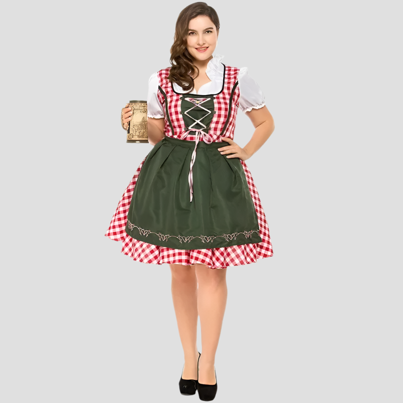 Damen Festliches Kleid mit Verspieltem Schleifenverschluss und Eleganter Stickerei