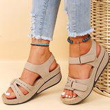 Damen Keilsandale Zum Reinschlüpfen - Alena – Beige