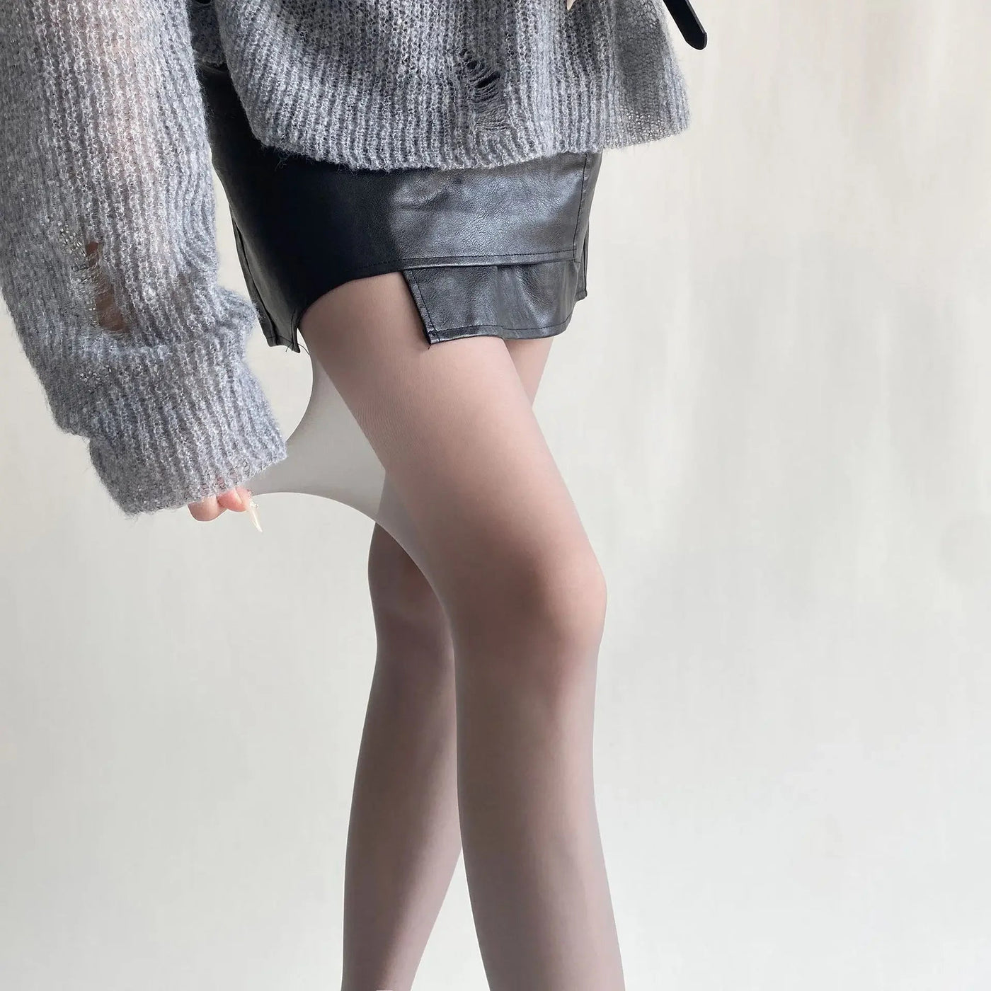 Damen Strumpfhose Elastisch Schlanke Passform für Elegante Silhouette