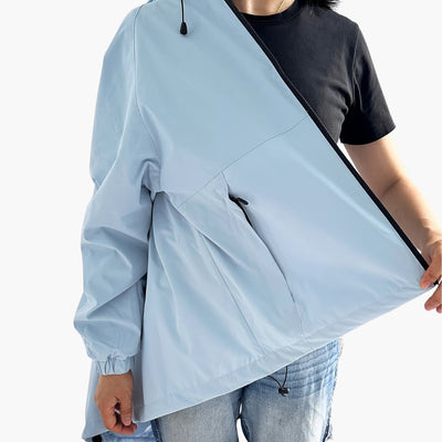 Damen jacke mit Kapuze und Reißverschlusstaschen