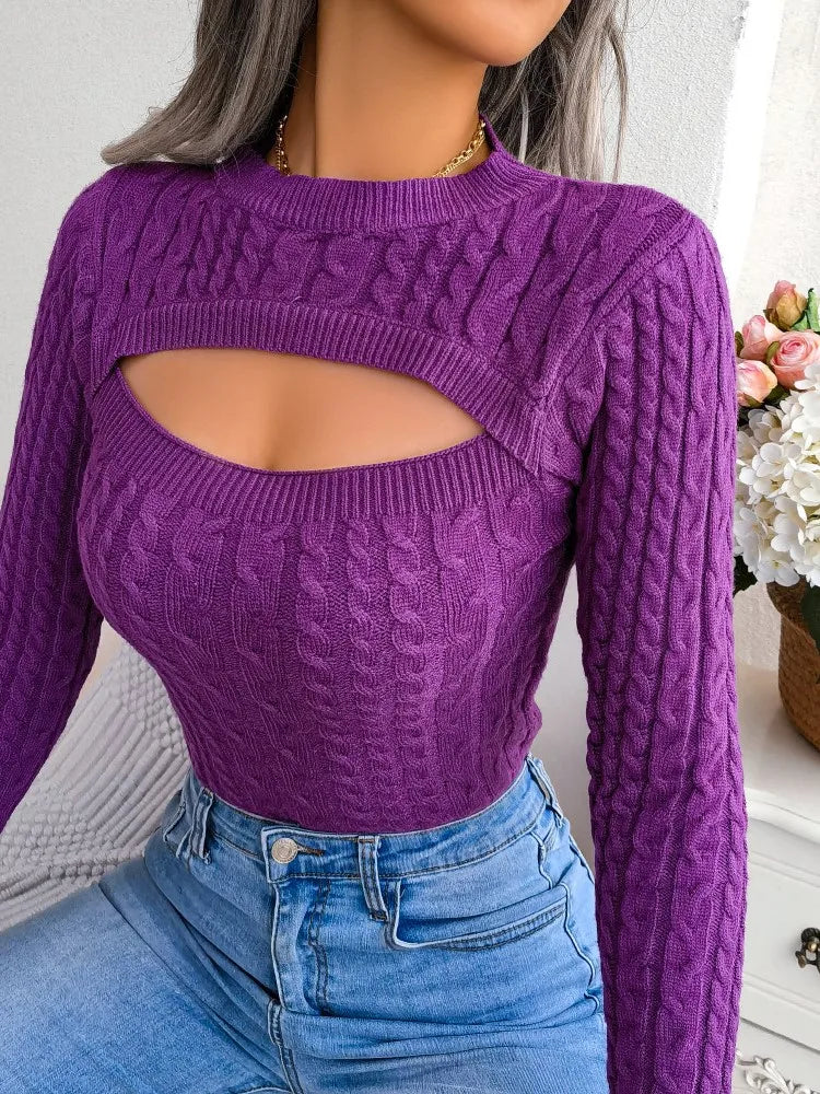 Eleganter Vintage-Strickpullover für Damen | Ideal für den Winter