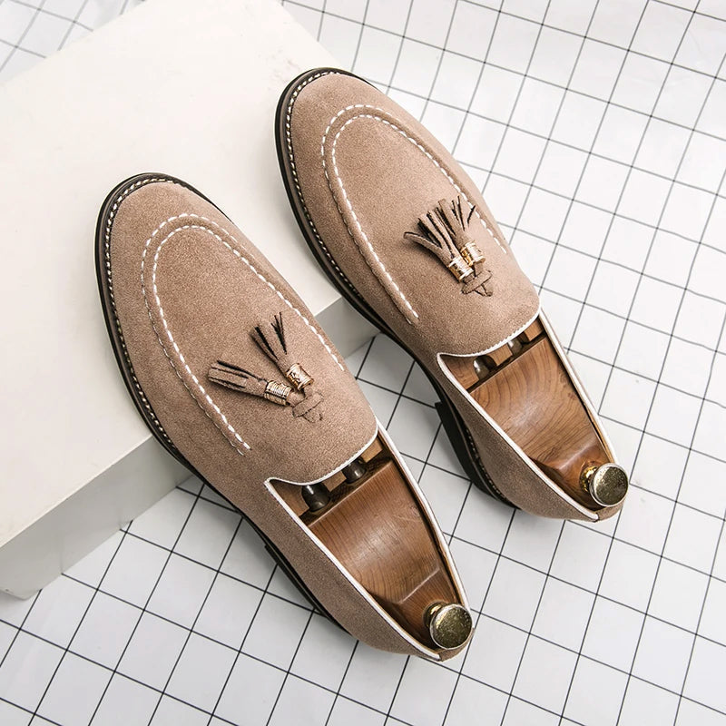 Herren Elegant Slip-On Flache Loafer | Mokassins