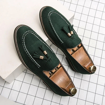 Herren Elegant Slip-On Flache Loafer | Mokassins