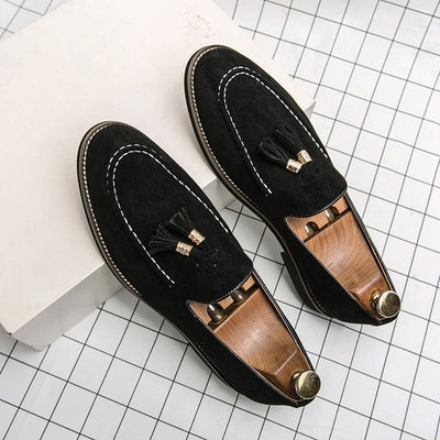 Herren Elegant Slip-On Flache Loafer | Mokassins