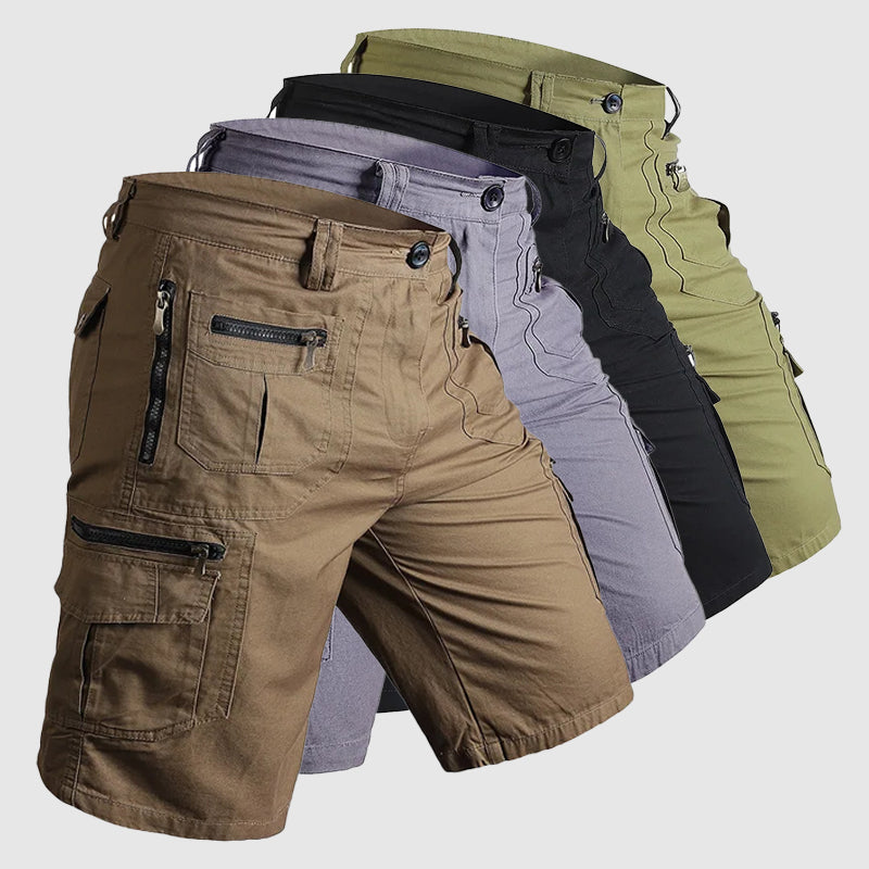 Herren Knie Lange Cargo Shorts | Mehreren Taschen