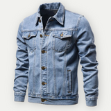 Denim Jacke Herren | Trucker-Schnitt & markanter Casual-Style – Blau