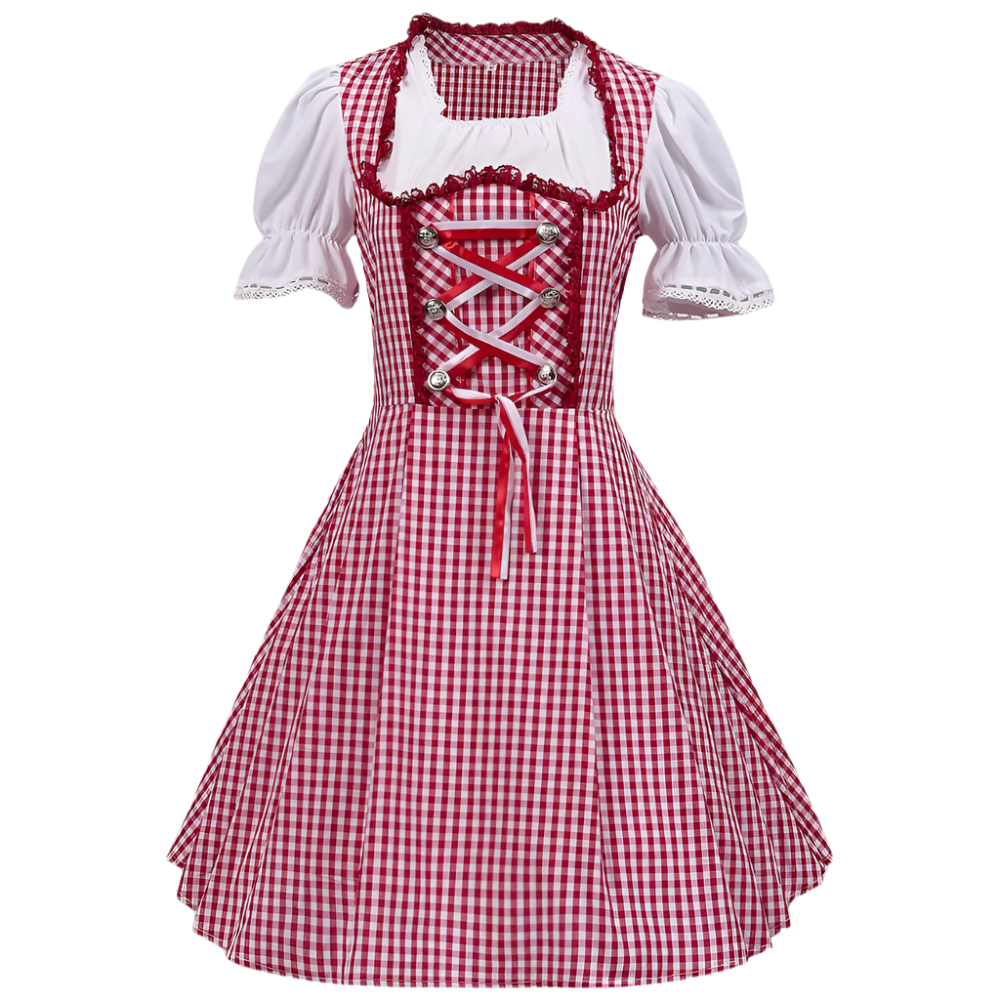 Kariertes Oktoberfest Dirndl