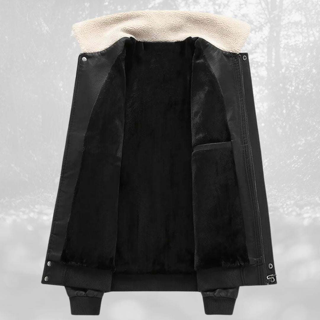 Sherpa-Kragen Flugjacke für Männer