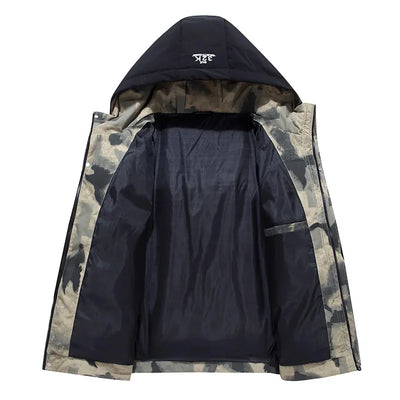 Taktische Outdoor Pufferjacke mit Kapuze