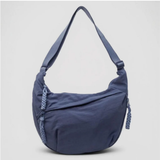 Annelia - Elegante Schultertasche – Creme Blau