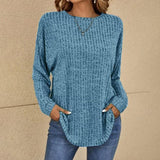 Jacqueline | Kuscheliger Damenpullover – Mintgrün