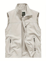 Maximilian | Leichte Und Strapazierfähige Outdoor-Weste Für Herren – Beige