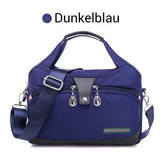 Oella | Diebstahlsichere Handtasche mit 10 Fächern – Dunkelblau