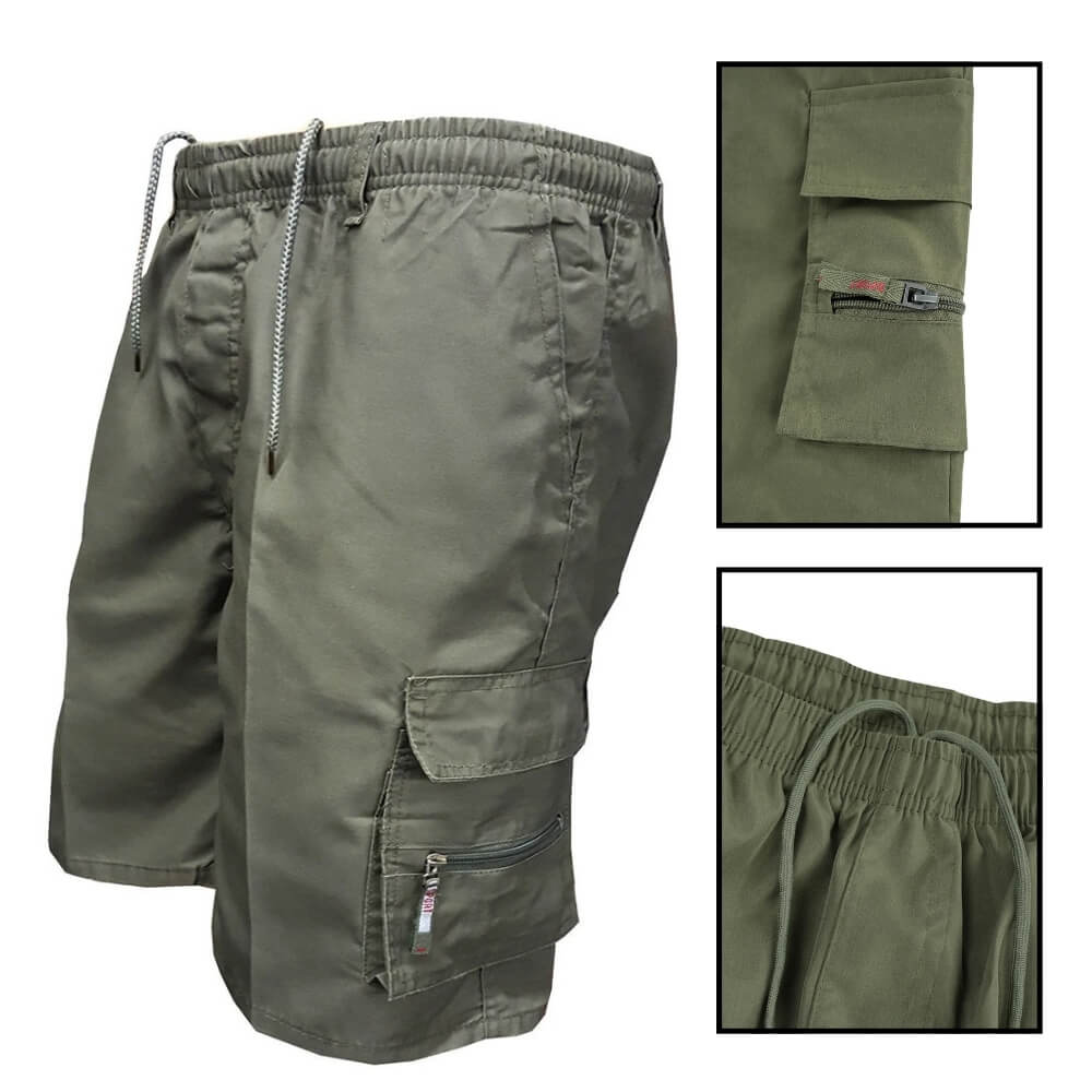 Dustin - Shorts mit mehreren Taschen im lässigen Stil und bequemen Gummibund