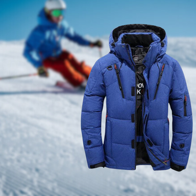 Herren Winterparka mit abnehmbarer Kapuze - Wasserdicht & Wärmend