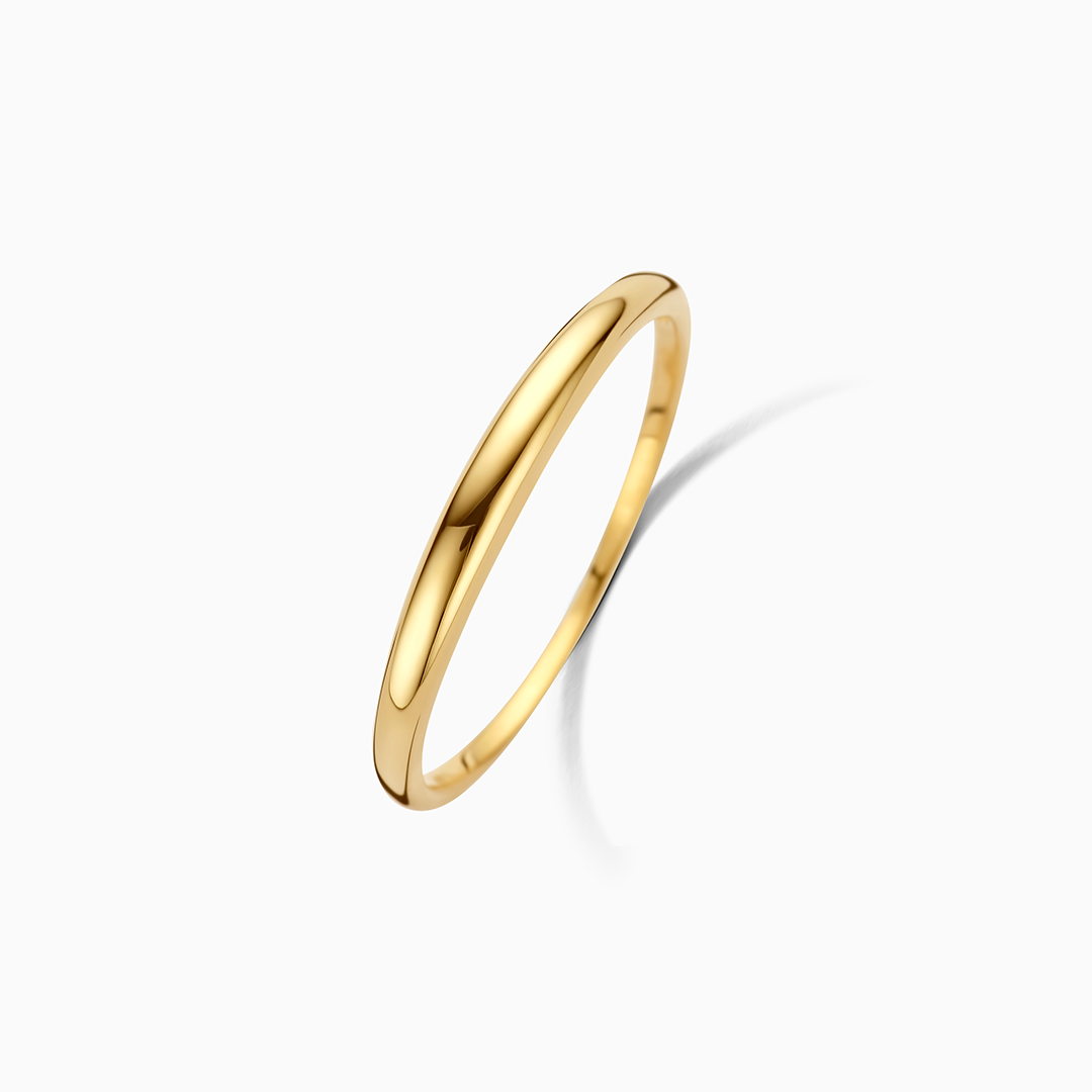 Schlanker Kuppelring | Gold
