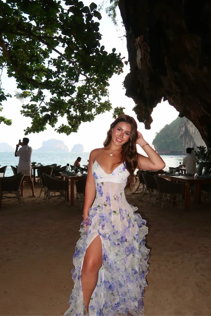 Mikayla – Elegantes Kleid Mit Rüschen