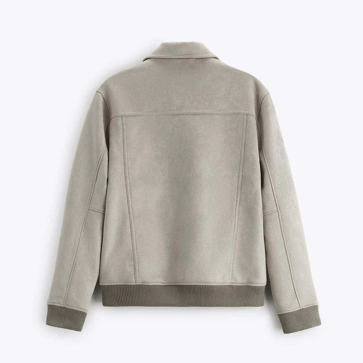 Herren Vintage Wildleder Jacke in Retro-Stil