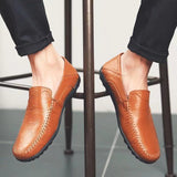 Loafers Herren | Handgenähter Mokassin-Stil für Business & Freizeit – Braun