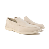 Loafers Herren | Minimalistischer Wildleder-Slipper im Luxury-Stil – Beige
