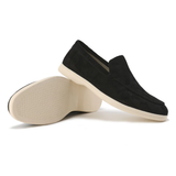Loafers Herren | Minimalistischer Wildleder-Slipper im Luxury-Stil – Schwarz