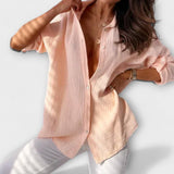 Tabea | Elegante Damenbluse mit sanftem Fall – Lachs