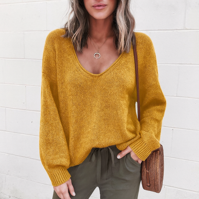 Edler Damenpullover aus Merinowolle – warmer Pullover für Büro und Freizeit, zeitloses Design