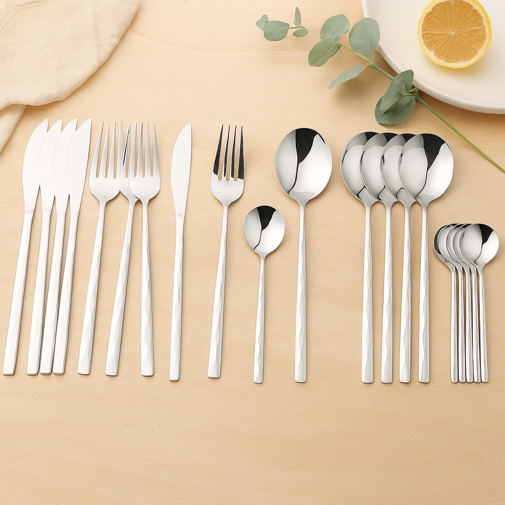 Edric | 24-teiliges Edelstahl-Servierset