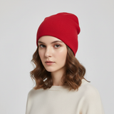 Slouchy Beanie mit weichem Komfort in Einheitsgröße – Rot