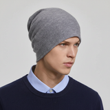 Slouchy Beanie mit weichem Komfort in Einheitsgröße – Grau