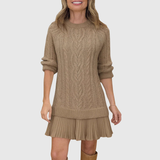 Christine | Elegant Und Stilvoller Strickpullover Für Damen – Braun