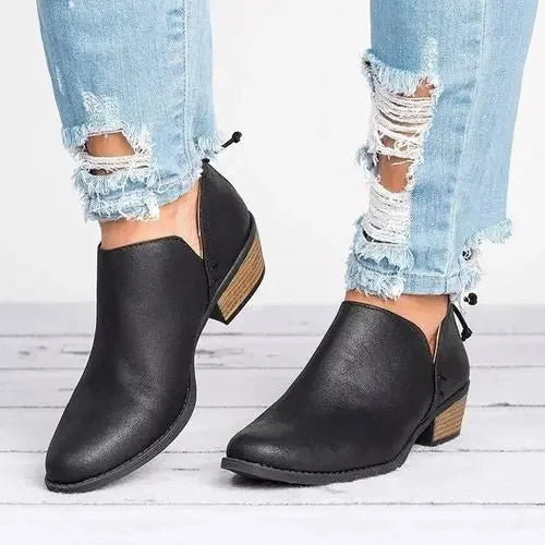 Elegante Knöchelstiefel mit schmaler Silhouette