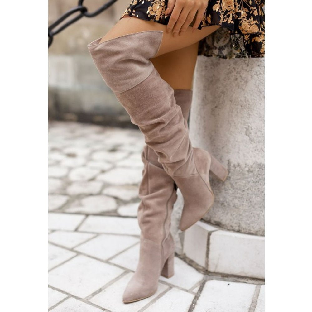 Elegante Overknee Winterstiefel für Stilbewusste