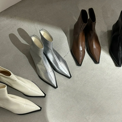 Elegante Stiefeletten mit spitzem Design
