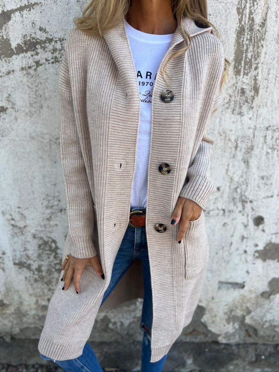 Elegante Strickjacke für stilvolle Übergänge