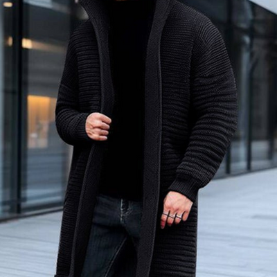 Elegante Strickjacke mit Stehkragen für Winter