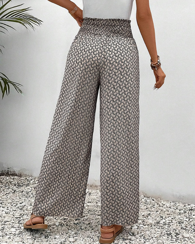 Elegante Weite Hose mit Fließendem Schnitt