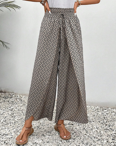 Elegante Weite Hose mit Fließendem Schnitt
