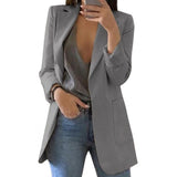 Eleganter Blazer für Damen – Grau