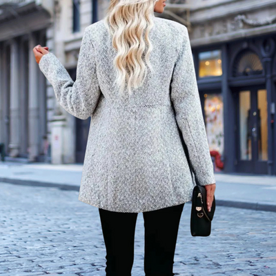 Edler Damenmantel mit Knopfleiste – vielseitiger Mantel für Büro und Freizeit