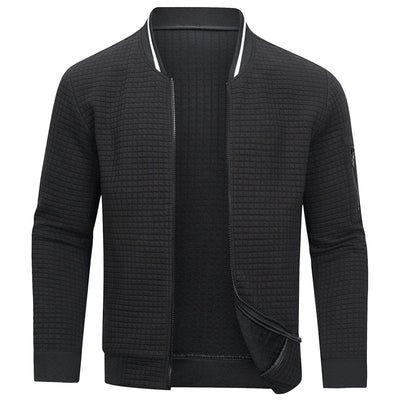 Eleganter Herrenpullover mit modernem Reißverschluss